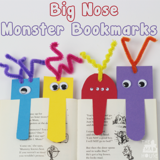 Big-nose-monster-bookmarks-